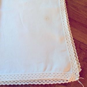 Vintage linen tablecloth